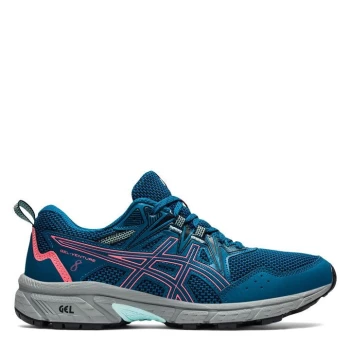 Image of Asics Gel Venture 8 Ladies Trail Running Shoes - Deep Sea Teal