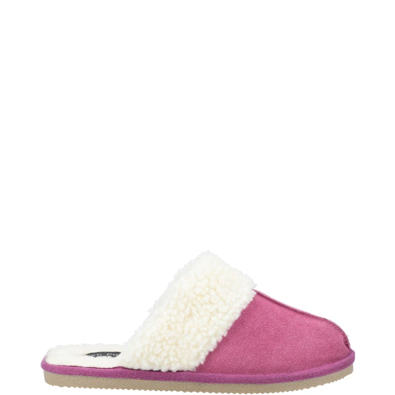 Image of Hush Puppies Womens Arianna Mule Slippers - UK 6 Pink female GDE2847PIN6