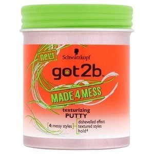 Image of Schwarzkopf got2b Made4Mess Texturizing Putty 100ml