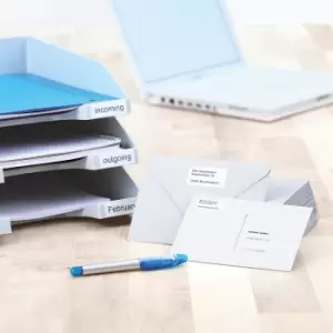 Image of HERMA Inkjet labels A4 30.5x16.9mm white paper matt 2400 pcs.