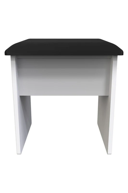 Image of Ready Assembled 2 U Gloucester Stool (Ready Assembled) White