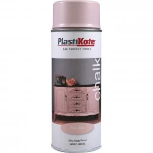 Image of Plasti-Kote Chalk Finish Spray Pale Rose 400ml
