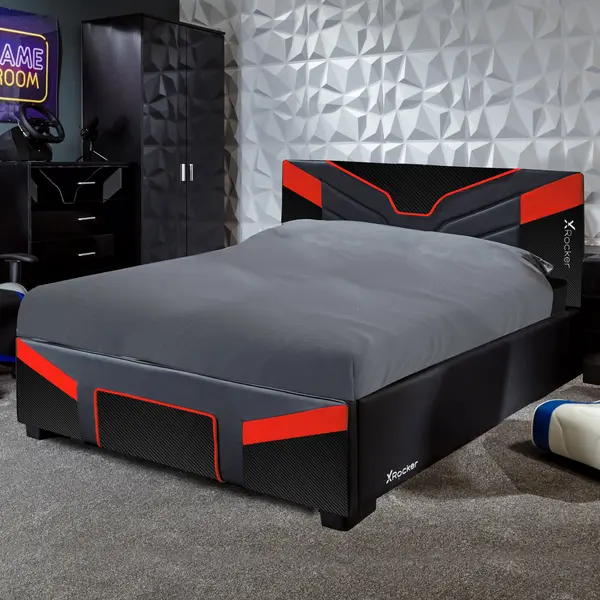 Image of X Rocker Cerberus MKII BIAB Bed Frame Carbon Red