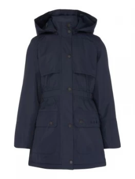 Image of Barbour Girls Stratus Waterproof Hooded Jacket Blue