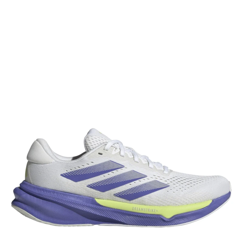 Image of adidas Sprnv Strd Everyday Neutral Road Running Shoes Wht/Silver/Blue female 6 (39.3)