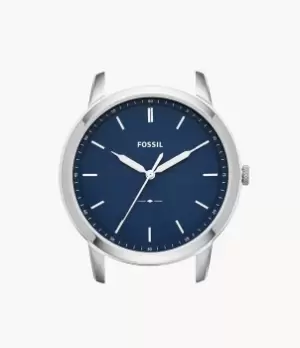 Image of Fossil Men The Minimalist Slim Three-Hand Blue Watch Case