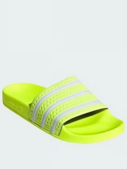 Image of Adidas Originals Adilette - Yellow/White