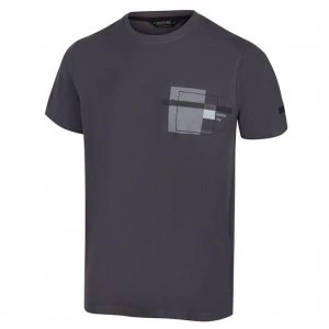 Image of Regatta Cline IV Graphic Tshirt - Seal Grey