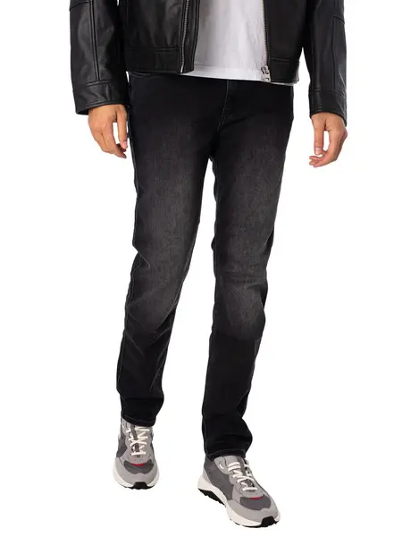 Image of HUGO 708 Slim Jeans Charcoal 32W x 32L