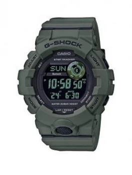 Image of Casio Casio G-Shock Black Digital Dial Green Silicone Strap Watch