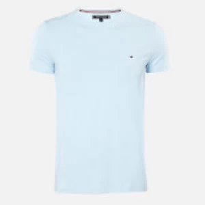 Image of Tommy Hilfiger Mens Stretch Slim Fit T-Shirt - Chambrey Blue - L