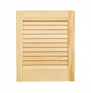 Image of Wickes Internal Closed Louvre Door Pine 457 x 381mm