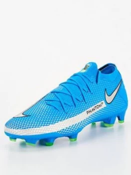 Image of Nike Phantom GT Pro Firm Ground Football Boots - Blue, Size 8, Men
