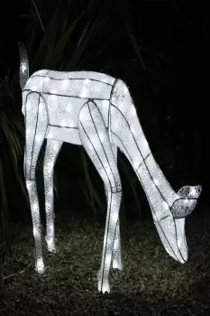Image of Large Light Up Grazing Doe Reindeer