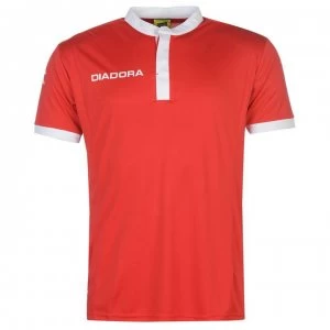 Image of Diadora Fresno T Shirt Mens - Red/White