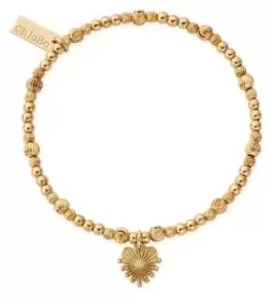 Image of ChloBo GBCS3197 Cute Sparkle Glowing Beauty Bracelet Gold Jewellery