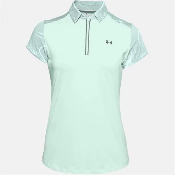 Image of Urban Armor Gear Zing Zip Polo Shirt Womens - Green