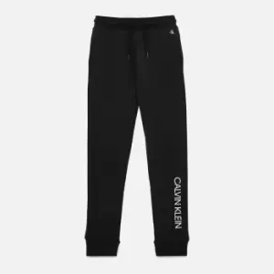 Image of Calvin Klein Boys' Logo-Detailed Cotton Jogger Bottoms - 10-11 Years