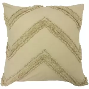 Image of The Linen Yard Nammos Reversible Cushion Cover (One Size) (Natural) - Natural