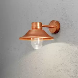 Image of Vega Outdoor Classic Dome Wall Lamp Copper LED 8W, IP54