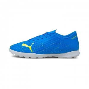 Image of PUMA Ultra 4.2 TT Mens Football Boots, Blue/Yellow Alert Size 8 Shoes