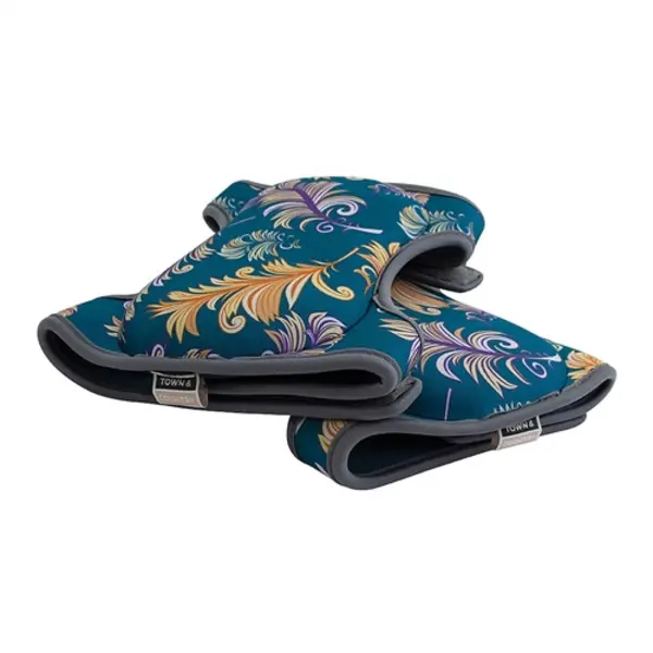 Image of Town & Country Memory Foam Knee Pads Teal