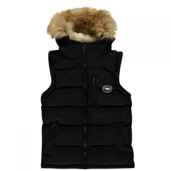 Image of SoulCal 2 Zip Gilet Junior Boys - Black