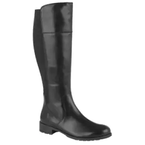 Image of Cipriata Womens/Ladies Silvia Leather High Leg Boots (7 UK) (Black)