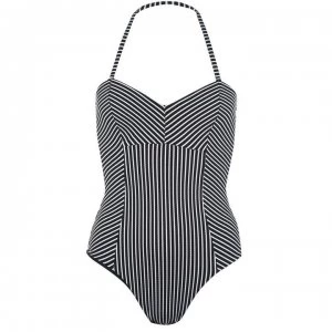 Image of Seafolly Overboard Bandeau Swimsuit - Black