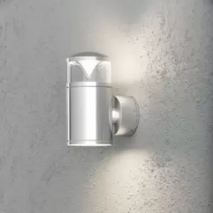Image of Konstsmide Monza Outdoor Modern Up Down Double Wall Light, Single Reflector GX53, IP44