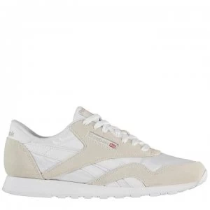 Image of Reebok Lifestyle Classic Nylon Trainers - White/Grey