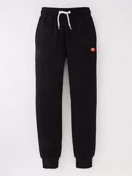 Image of Ellesse Junior Boys Core Colino Joggers - BLACK, Black, Size 12-13 Years