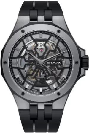 Image of Edox Watch Delfin Mecano 3 Hands Skeleton