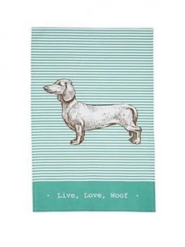 Image of Kitchencraft Dachshund Tea Towels ; Set Of 2