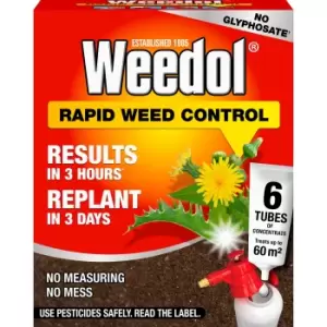Image of Weedol Rapid Concentrated Weed Killer 0.17L 0.35Kg, Pack Of 6