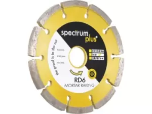Image of OX Tools RD6-125/22 OX Spectrum Premium Diamond Blade - Mortar Raking 125 x 22.22mm
