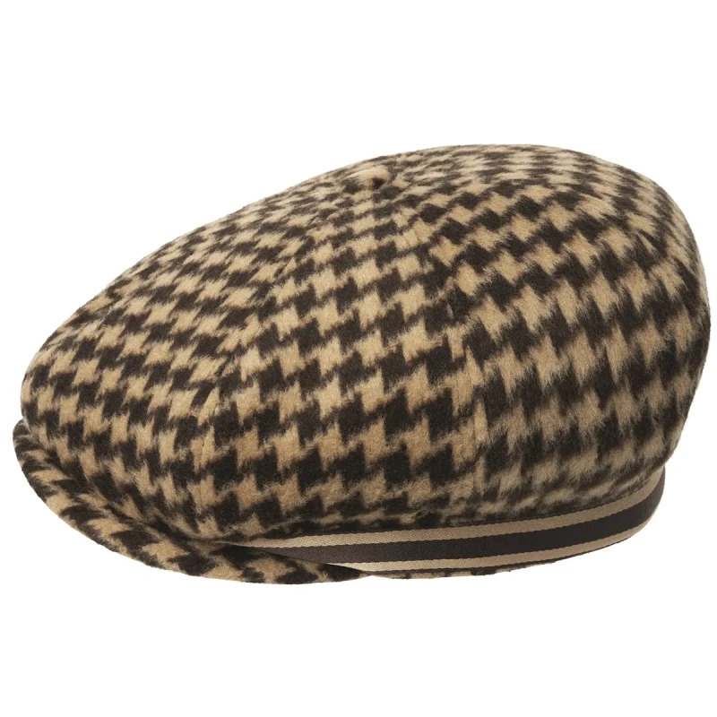 Image of Kangol Beret Kangol Block Zig Driving Marron Unisex M