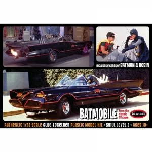 Image of Batman 125 1966 Batmobile with Figures Model Kit