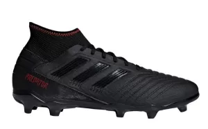 Image of adidas Predator 19.3 Soft Ground Football Boot - Red/Black, Size 7, Men