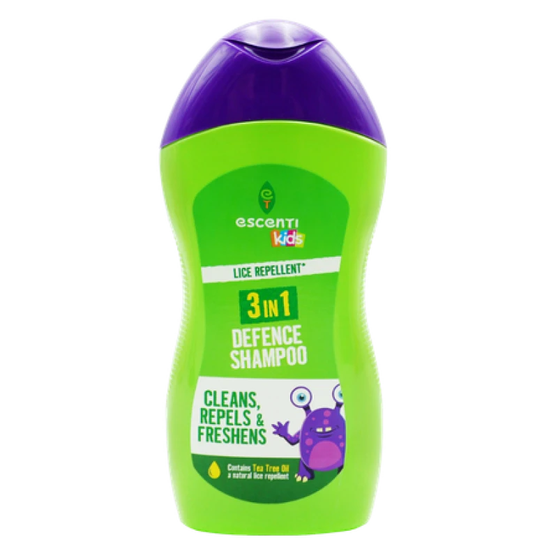 Image of Escenti Kids 3 In 1 Lice Repellent Defence Shampoo - 300ml ESC-498742
