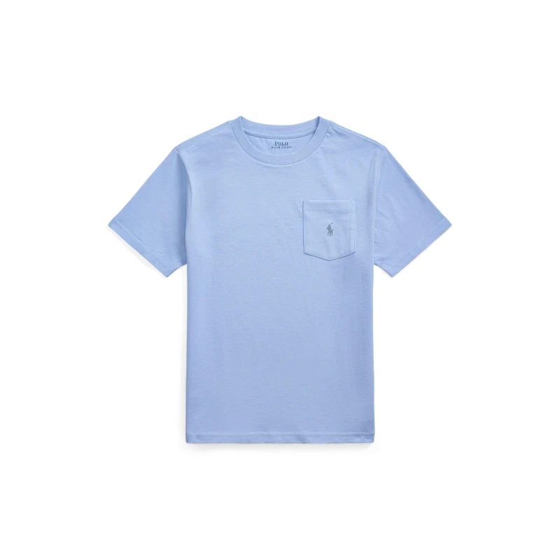 Image of Polo Ralph Lauren SS Pocket TEE boys's Children's T shirt in Blue