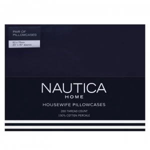 Image of Nautica Housewife Pillowcases - Navy