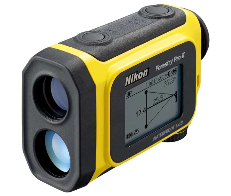 Image of Nikon Forestry Pro II Black. Yellow 6x 7.5 - 1600 m
