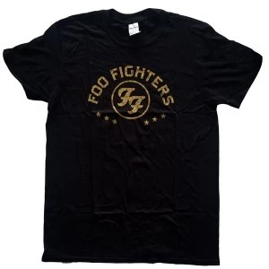 Image of Foo Fighters - Arched Stars Unisex Medium T-Shirt - Black