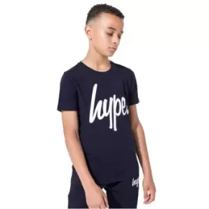 Image of Hype Script Kids T-Shirt - Blue