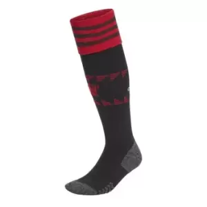 Image of adidas Manchester United Home Socks 2022 2023 Adults - Black