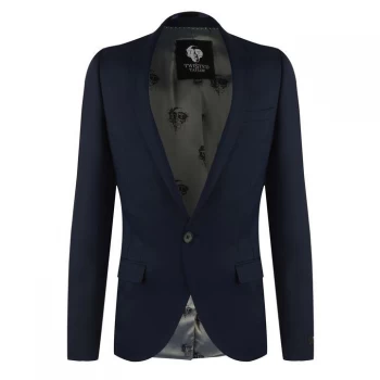 Image of Twisted Tailor Hemmingway Skinny Fit Suit Jacket - Navy