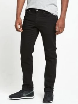 Image of Levis 511 Slim Fit Jeans - Black, Nightshine, Size 30, Length Long, Men