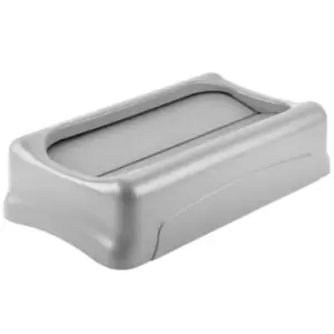 Image of Slim Jim Rectangular Swing Lid Grey