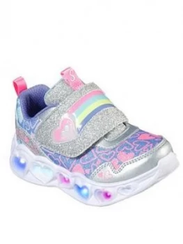 Image of Skechers Toddler Heart Lights Lovie Dovie Trainer